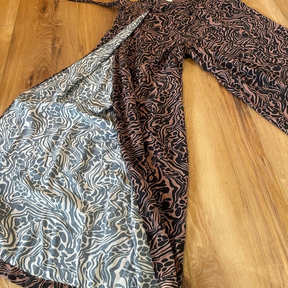 Johnny Was Animal Print Pants in Black and Brown - Picture 3 of 8